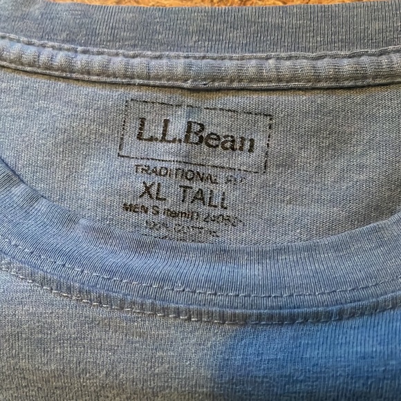 L.L. Bean Traditional Fit Men’s Sz XL Tall Soft Comfortable Tee - Picture 3 of 4